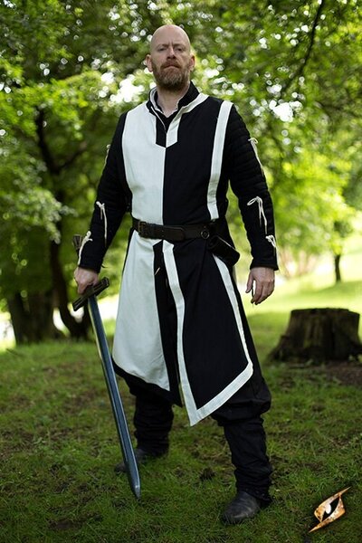 Tabard Geoffrey, czarno-biały - Celtic Webmerchant