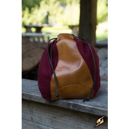 Pochette en laine, marron rouge - Celtic Webmerchant