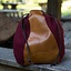 Wool-leather pouch, red-brown - Celtic Webmerchant