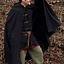 Mantella in lana con cappuccio, grigia - Celtic Webmerchant