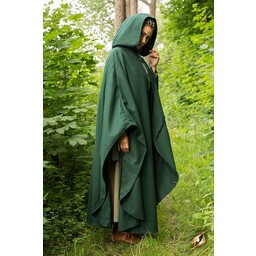 Wool travelers cloak green - Celtic Webmerchant