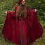 Wool travelers cloak red - Celtic Webmerchant