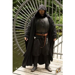 Wool travelers cloak, black - Celtic Webmerchant