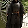 Epic Armoury Wool travelers cloak, black - Celtic Webmerchant