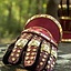 Luxuriöse Sanduhr gauntlets, rot-gold - Celtic Webmerchant