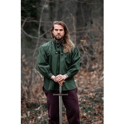 Camisa medieval Georg, verde - Celtic Webmerchant