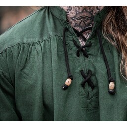 Camisa medieval Georg, verde - Celtic Webmerchant