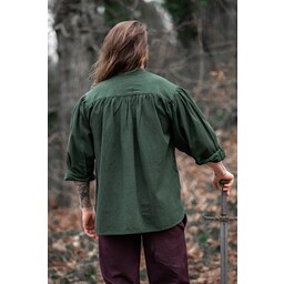 Camicia medievale Georg, verde - Celtic Webmerchant