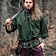 Leonardo Carbone Camisa medieval Georg, verde - Celtic Webmerchant