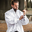 Camisa medieval dagwin, blanco - Celtic Webmerchant