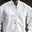 Camisa medieval dagwin, blanco - Celtic Webmerchant