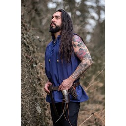 Camicia medievale Louis, blu - Celtic Webmerchant