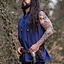 Camisa medieval Louis, azul - Celtic Webmerchant