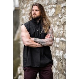 Średniowieczna koszula Louis, czarny - Celtic Webmerchant