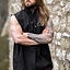 Camisa medieval Louis, negro - Celtic Webmerchant