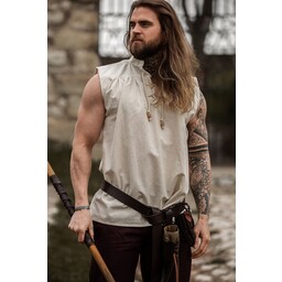 Camisa medieval Louis, crema - Celtic Webmerchant