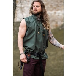 Camisa medieval Louis, verde - Celtic Webmerchant