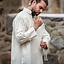 Camisa medieval Louis, crema - Celtic Webmerchant