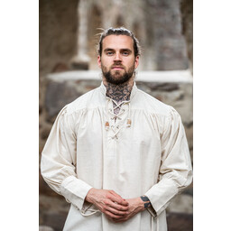 Camisa medieval Louis, crema - Celtic Webmerchant