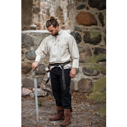 Camisa medieval Louis, crema - Celtic Webmerchant