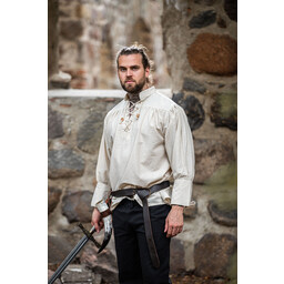 Camisa medieval Louis, crema - Celtic Webmerchant