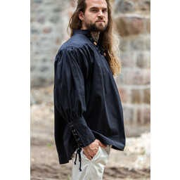 Medieval shirt Louis, black - Celtic Webmerchant