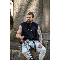 Pirate shirt Jean, black - Celtic Webmerchant