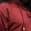 Chemise médiévale avec manches courtes, rouge - Celtic Webmerchant