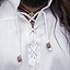 Camicia medievale con maniche corte, bianca - Celtic Webmerchant