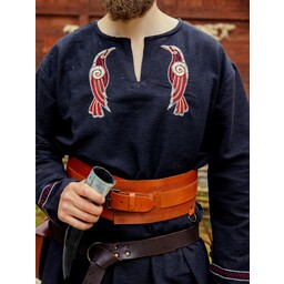 Túnica vikinga Hugin & Munin, Black - Celtic Webmerchant