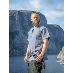 Kort viking tunik edmund, blå - Celtic Webmerchant