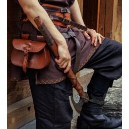 Tunique viking courte Harbard, marron - Celtic Webmerchant