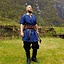 Kurze Wikinger -Tunika Theobald, blau - Celtic Webmerchant
