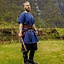 Short Viking tunic Theobald, blue - Celtic Webmerchant