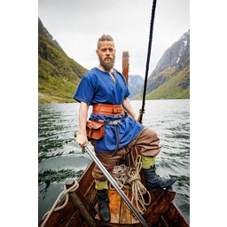 Short Viking tunic Theobald, blue - Celtic Webmerchant