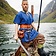 Leonardo Carbone Kort viking tunika theobald, blå - Celtic Webmerchant