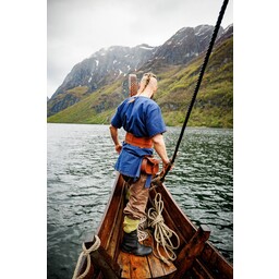 Kort viking tunika theobald, blå - Celtic Webmerchant