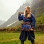 Túnica vikinga Roland, azul oscuro, lana - Celtic Webmerchant