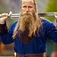 Tunique viking Roland, bleu foncé, laine - Celtic Webmerchant