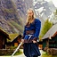 Tunique viking Roland, bleu foncé, laine - Celtic Webmerchant