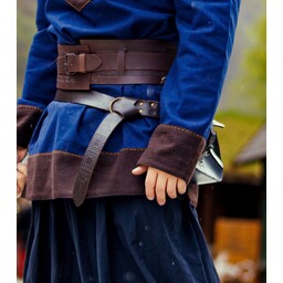 Tunique viking Roland, bleu foncé, laine - Celtic Webmerchant