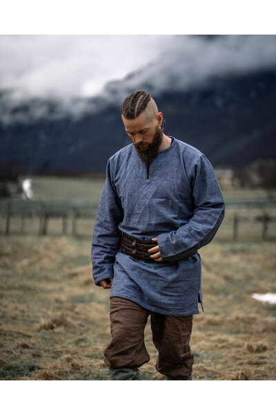 Viking tunika torsten, blå - Celtic Webmerchant