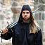 Medieval cap, black - Celtic Webmerchant