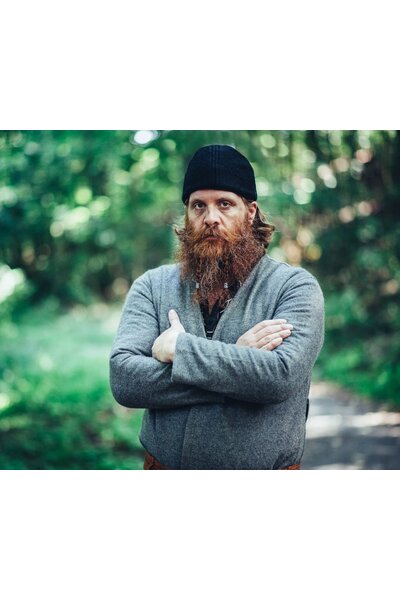 Viking Cap Ari Wool, noir - Celtic Webmerchant