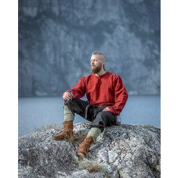 Tunica vichinga Hans, rosso - Celtic Webmerchant