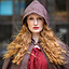 Middeleeuwse mantel Erna, bruin - Celtic Webmerchant
