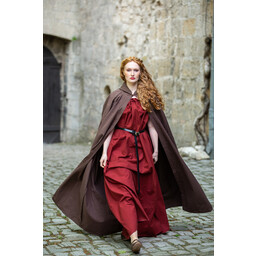 Cloak Medieval Erna, Brown - Celtic Webmerchant