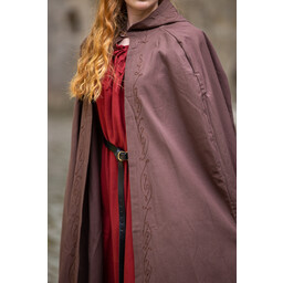 Cloak Medieval Erna, Brown - Celtic Webmerchant