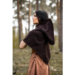 Skjoldehamm Hood Halfdan, Brown - Celtic Webmerchant