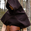 Skjoldehamm hood Halfdan, brown - Celtic Webmerchant